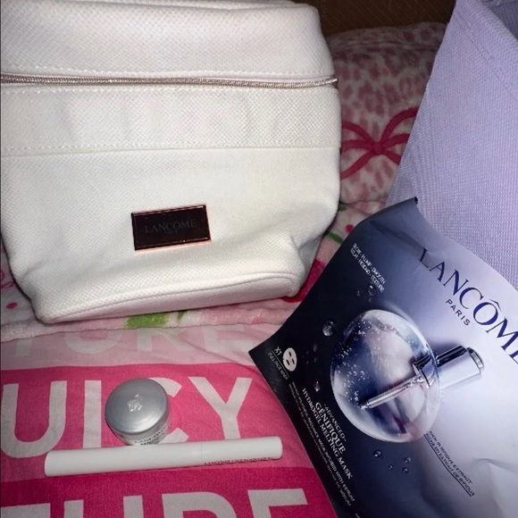 Lancome Skincare Tool Set in White and Silver